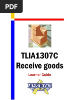 Download TLIA1307C - Receive Goods - Learner Guide by romerofred SN27750507 doc pdf