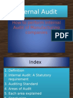 Internal Audit: How To Perform Internal Audit of Manufacturing Companies