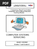 VTVS K To 12 PC Computer Systems Servicing Learning Module