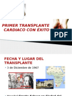 PRIMER TRANSPLANTE CARDIACO CON ÉXITO.pptx