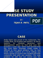 Presentation On Case Study Goal Setting by Tejas