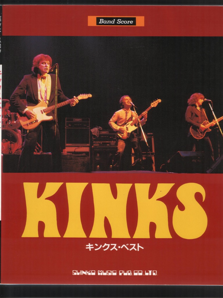 KINKS ベスト バンドスコア キンクス 初版 1989年 The Kinks - (Book) The Best of (Band Score) | PDF