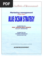 Download Blue Ocean Strategy Project Report by arpit vora SN27754393 doc pdf