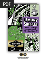 Download Why Is This Night Different from All Other Nights All the Wrong Questions 4 by Lemony Snicket PREVIEW by Little Brown Books for Young Readers SN277559002 doc pdf