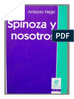 Antonio Negri - Spinoza y Nosotros