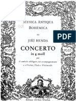 Benda_Concerto Em Sol Menor