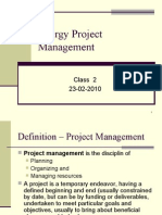 Energy Project Management-class 2