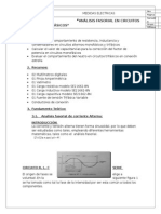 Informe de Medidas Electricas