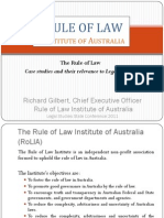 rule of law - lsa state conference 2011