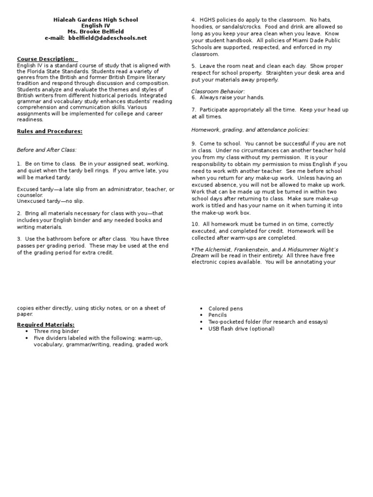 Purpose of syllabus picture