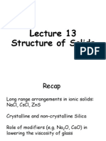 Structure of Solids