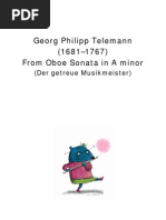 Georg Philipp Telemann (1681–1767) - From Oboe Sonata in a Minor