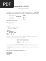 How to Read a Excel File in GAMS[1]