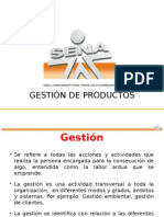 G 001 Gestión de Productos