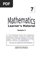 7 Math LM - Mod5 1