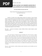 Download ANALISIS FAKTOR-FAKTOR YANG MEMPENGARUHI MINAT WAJIB PAJAK DALAM PENGGUNAAN E-FILING DI SURABAYA  by daking SN277639854 doc pdf