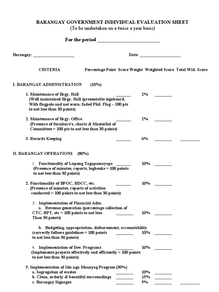 Criteria for Judging | Business