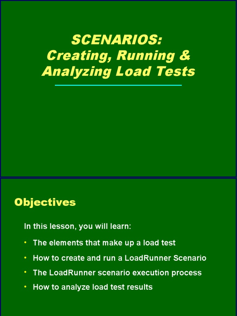 LoadRunner Load Test Guide | PDF | Internet & Web | World Wide Web