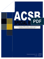 ACSB Special Report