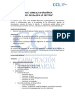 CV Excel Aplicado A La Gestion PDF