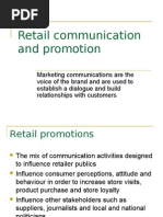 Retail Communication and Promotion