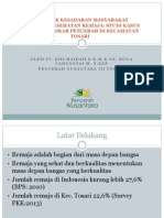 Pemantik Kesadaran Masyarakat Terhadap Kesehatan Remaja: Studi Kasus Program Laskar Pencerah Di Kecamatan Tosari Siti Khumaidah Laskar