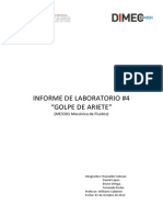 Informe Golpe de Ariete