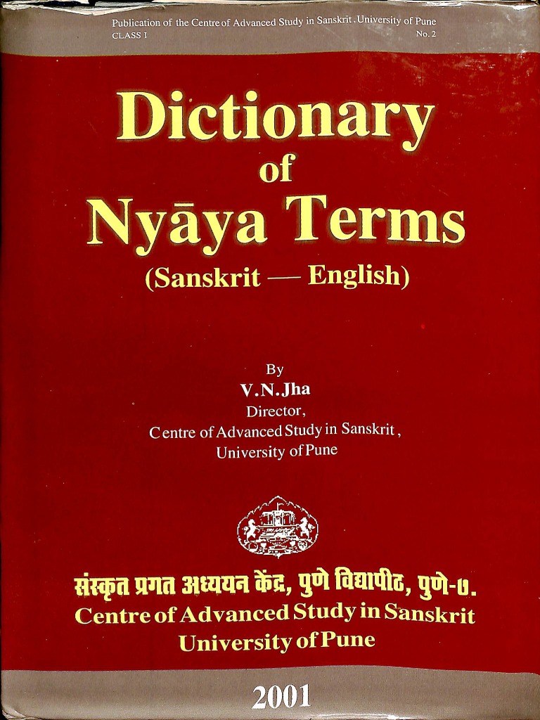 Dictionary of Nyaya Terms V.N. Jha_Part1