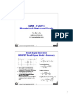  Small Signal Model MOSFET