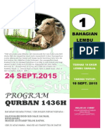 Program Qurban 1436 H /2015