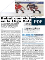Pascual Ve "Preparado" Al Barça para Ganar Otro Título: Debut Con Victoria en La Lliga Catalana