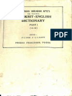 The Practical Sanskrit - English Dictionary Part 1 - P.K. Gode_Part1