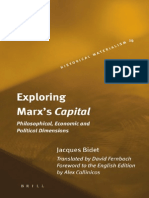 Jacques Bidet Exploring Marxs Capital Historical Materialism Book Series 1 PDF