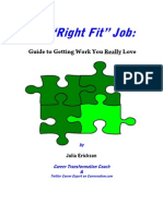 Your Right Fit Job - Guide To Work You Love