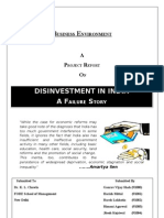 Disinvestment in India