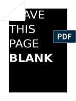 Leave This Page Blank on Purpose