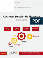 Catalog Surse Finantare NR 2