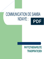 Communication Samba Ndiaye