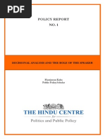 LS Speaker - Hindu Centre for Public Policy