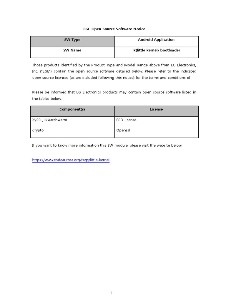 Android Bootloader LK (Little Kernel) NOTICE | PDF | Source Code ...