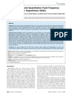 5-Validation of A Semi-Quantitative Food Frequency For Argentinian Adults Journal - Pone.0037958