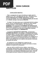 legislação nautica