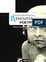 Journal of British and Irish Innovative Poetry 2(1) - Contents and Abstracts