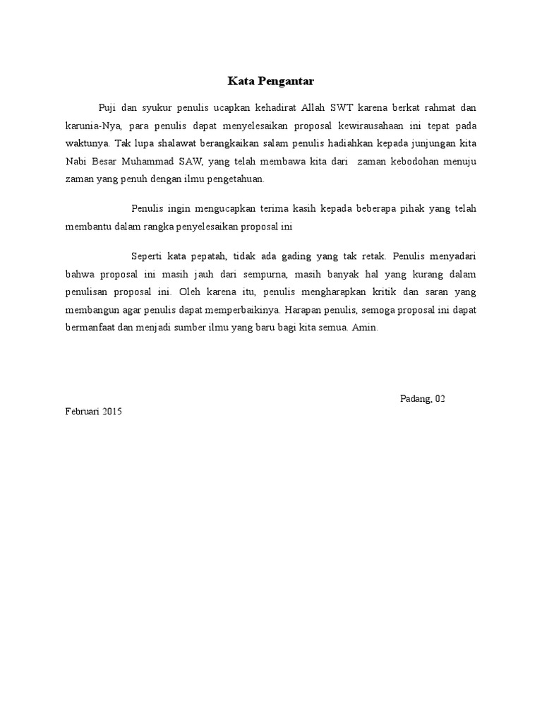 Kata Pengantar Skripsi Gunadarma - Ide Judul Skripsi Universitas