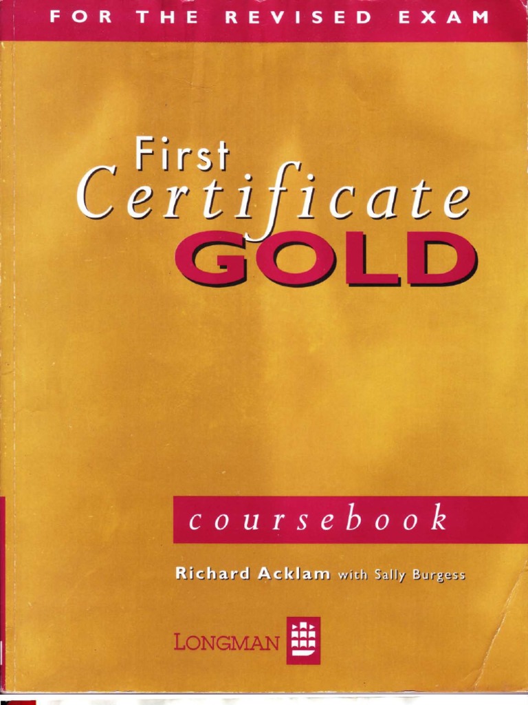 FCE Gold Course Book | PDF