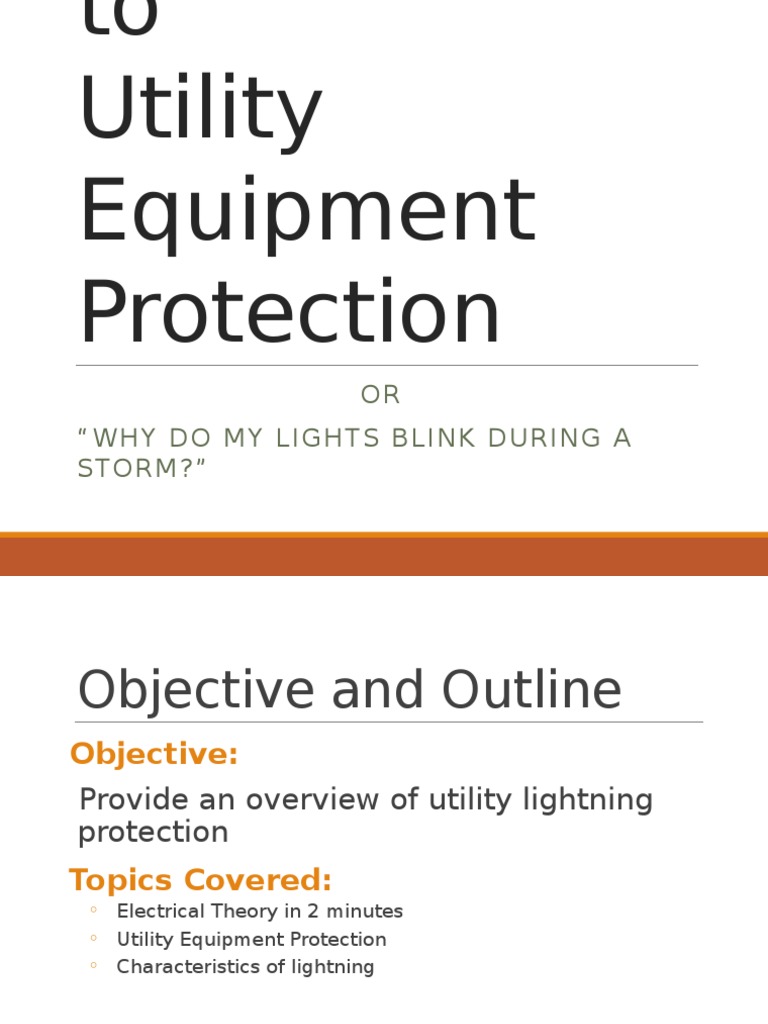 Introduction To Utility Lightning Protection | PDF | Science ...