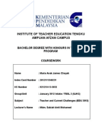 Edu3093 Cover page