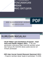 Evaluasi Program Cakupan Pengawasan Jamban