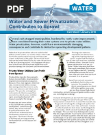 Download Water and Sewer Privatization Contributes to Sprawl by Food and Water Watch SN27777910 doc pdf