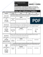 Fall Centre 2015 Schedule